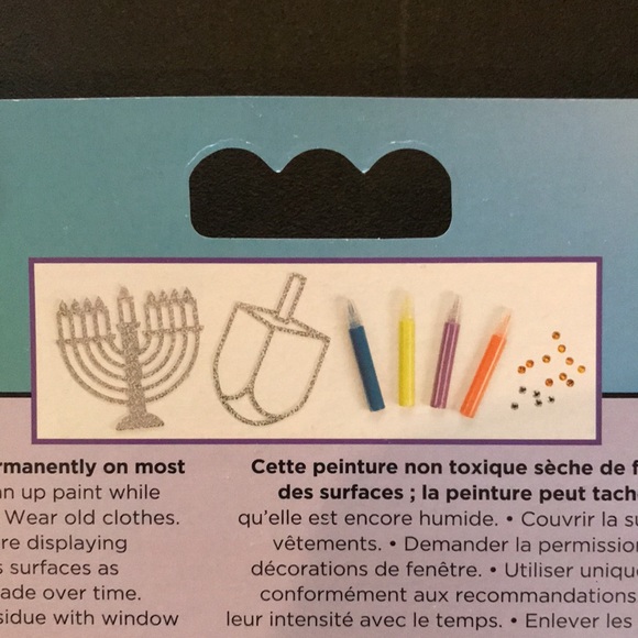 Hanukkah window art for kids - Picture 6 of 7